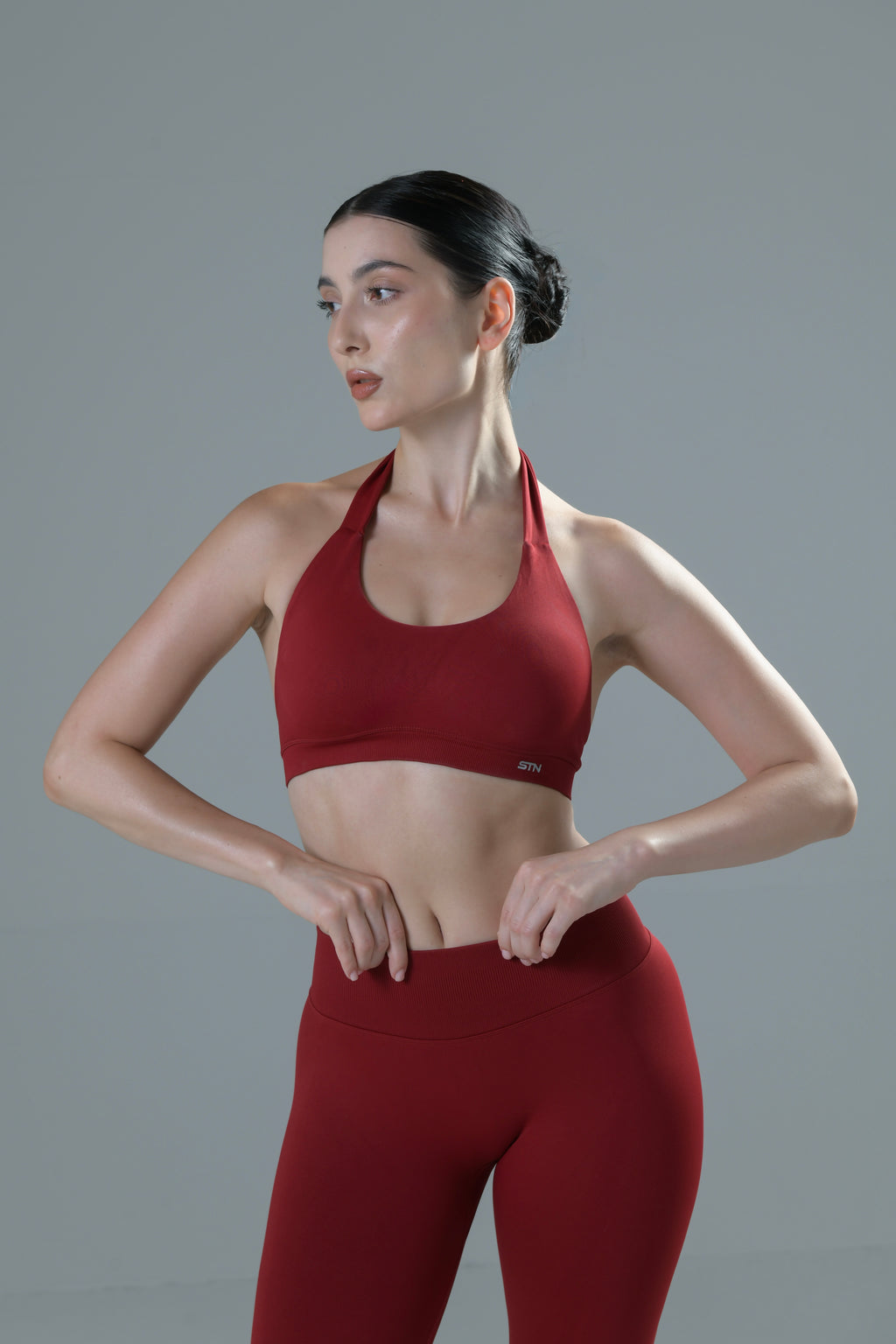 HYPE Halter Top - Cherry Red