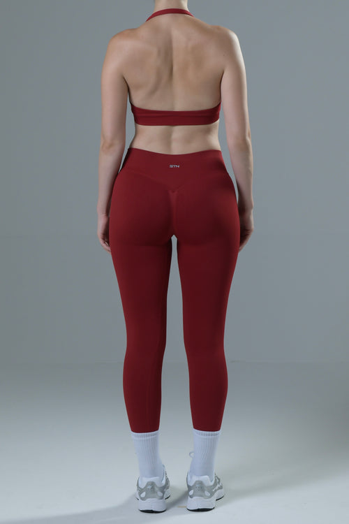 HYPE Contour Leggings - Cherry Red