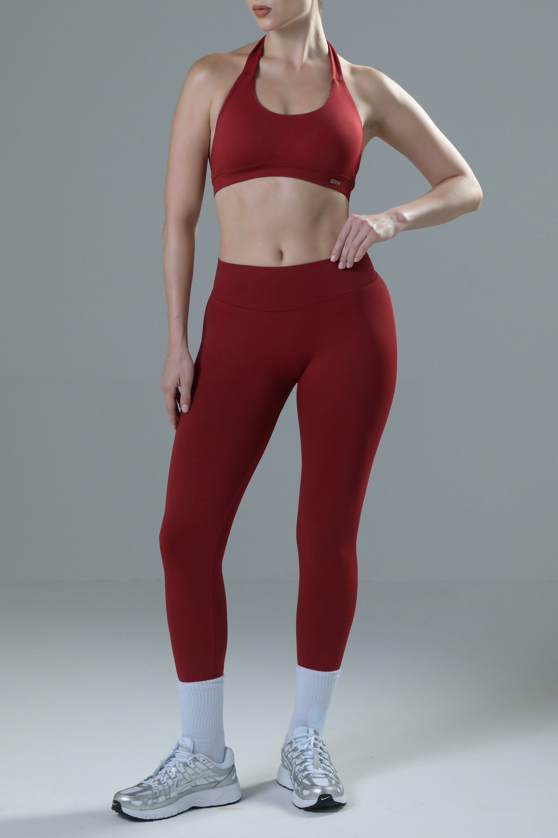 HYPE Contour Leggings - Cherry Red