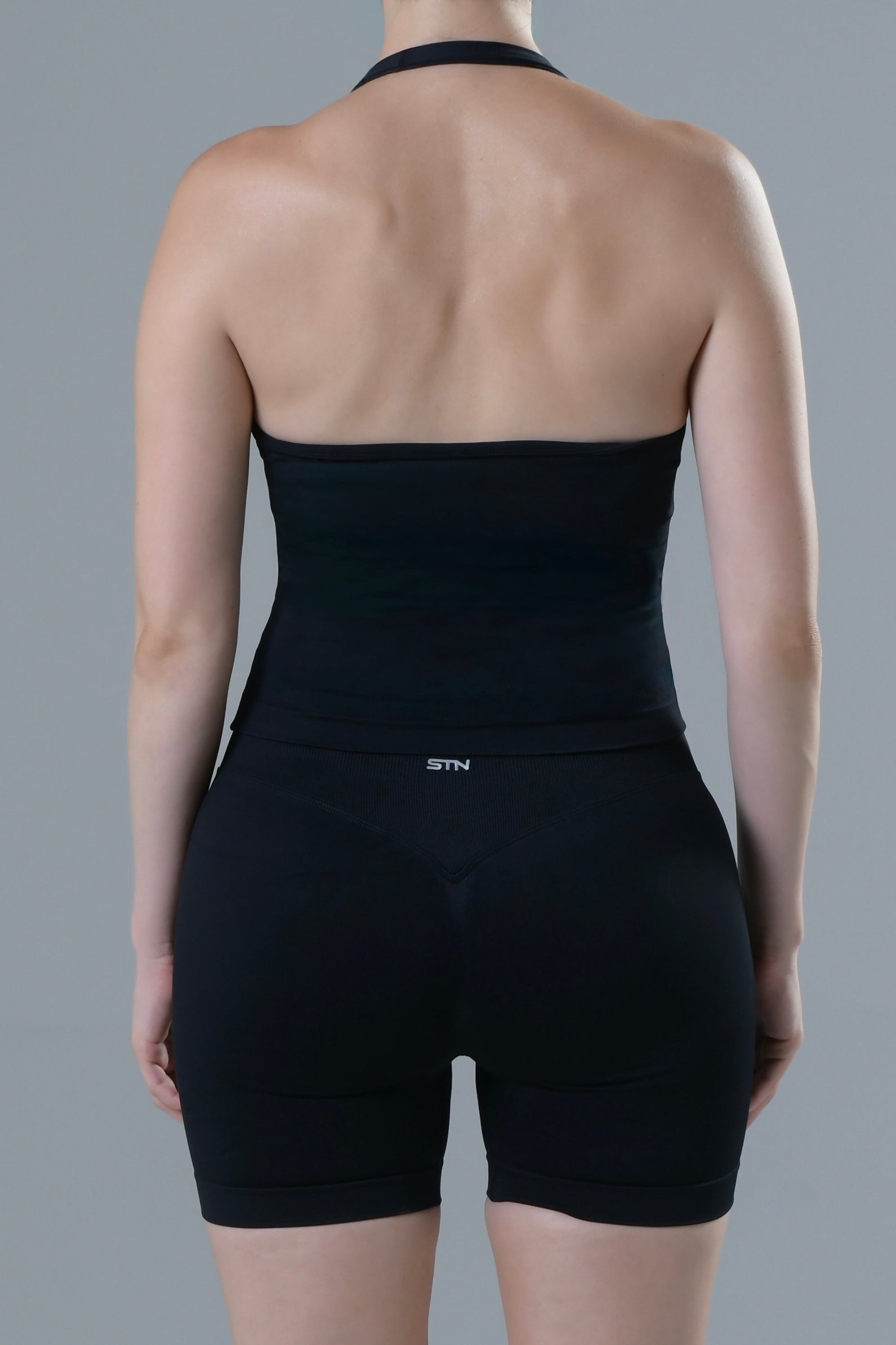 HYPE Halter Tank - Midnight
