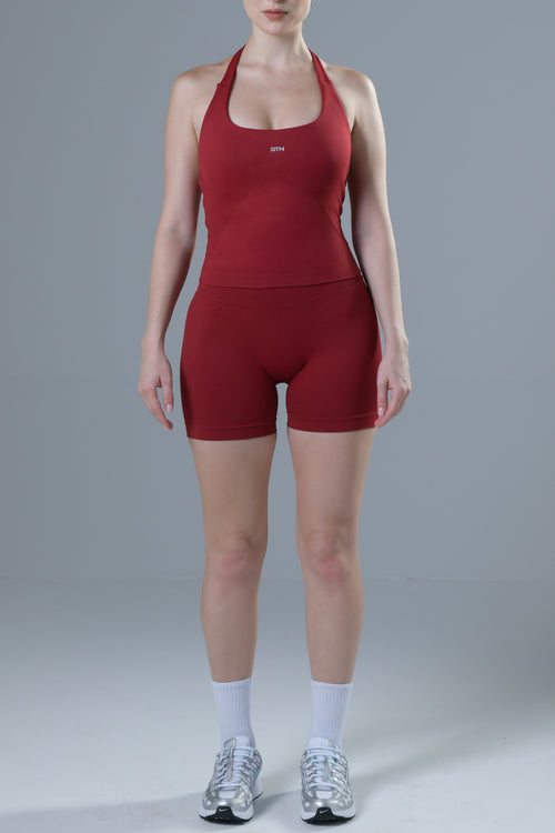 HYPE Contour Shorts - Cherry Red
