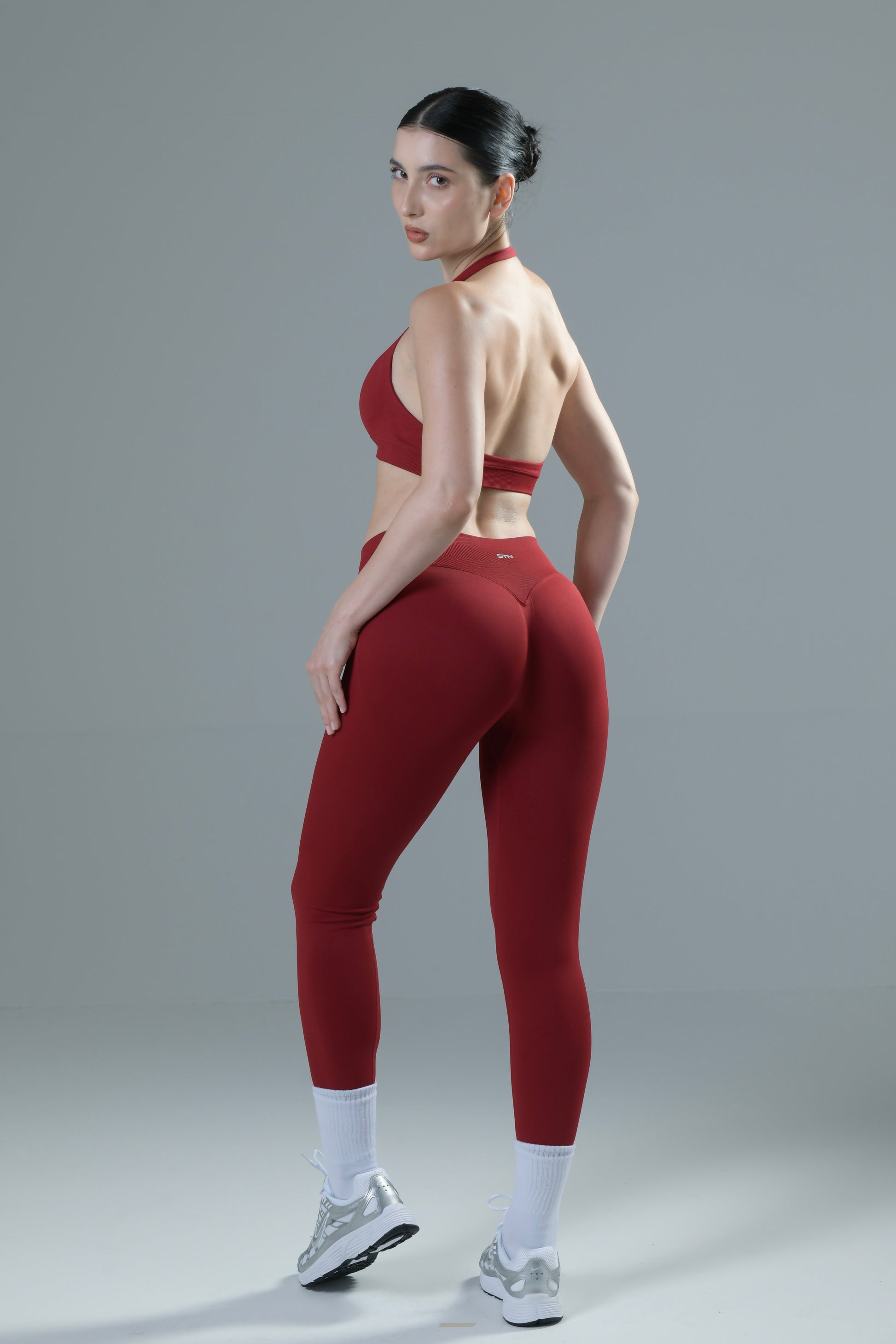 HYPE Contour Leggings - Cherry Red