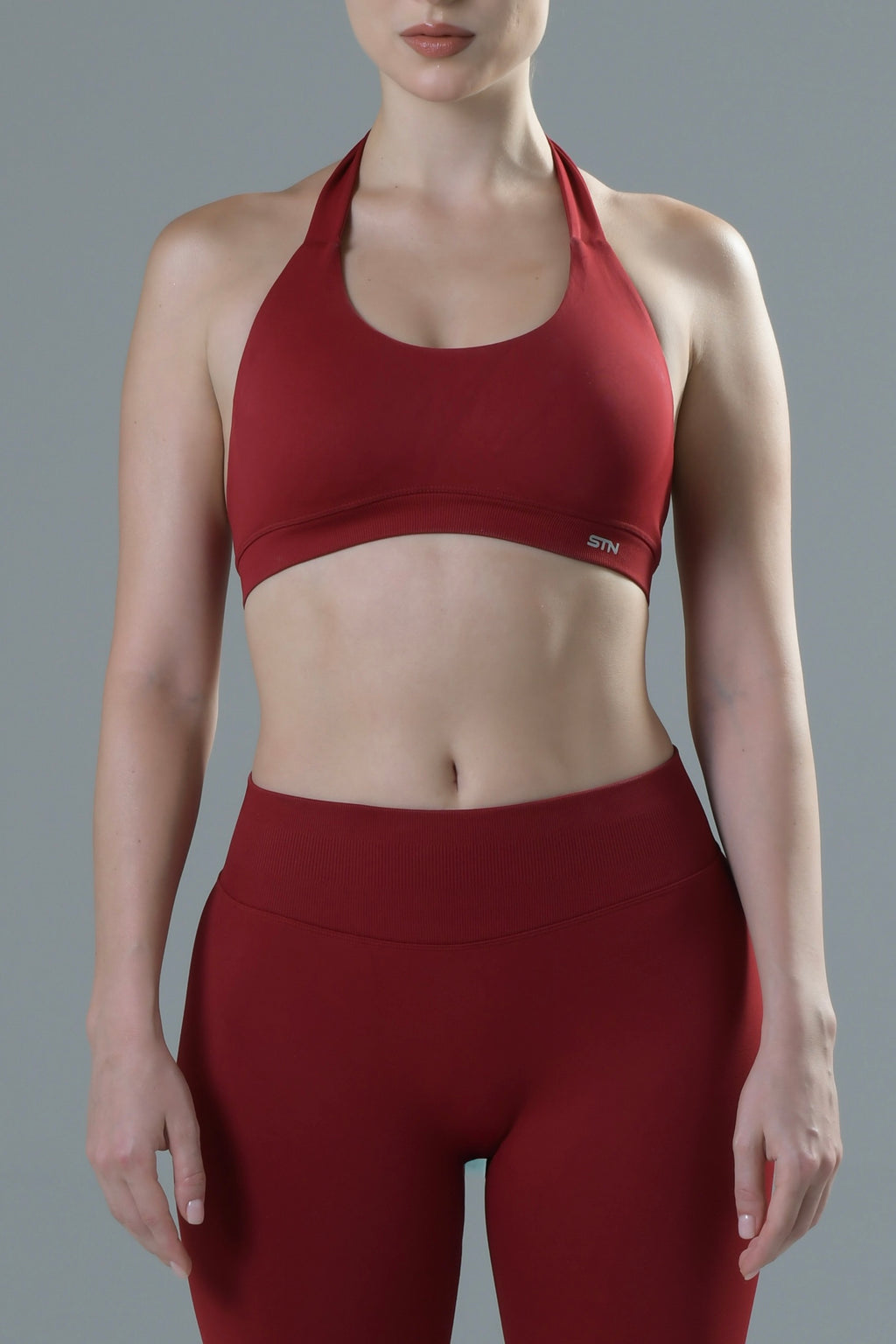 HYPE Halter Top - Cherry Red