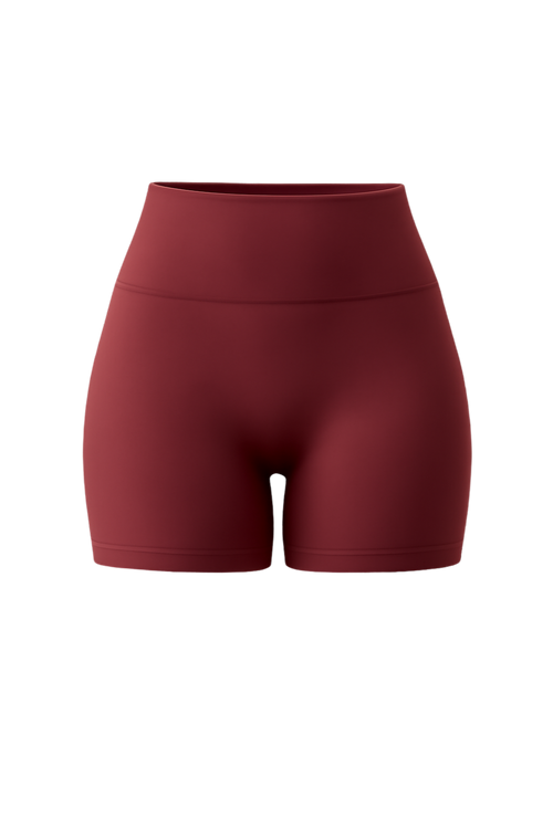 HYPE Contour Shorts - Cherry Red